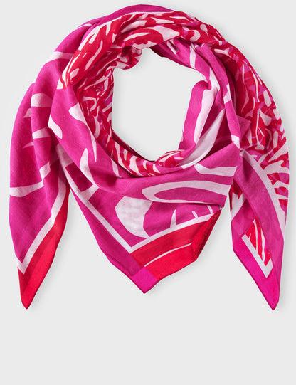 Cotton Scarf With A Print_500325-13118_6522_07