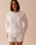 Cable-Knit Chenille Long Sleeve Shirt_50100094_10011_01