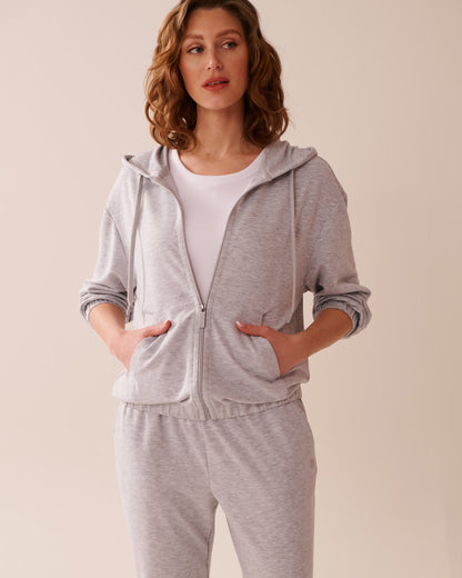 La Vie en Rose_French Terry Zip-up Hoodie_50100107_00007_03