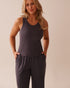 La Vie en Rose_Ribbed Cotton Cami with Shelf Bra_50100108_00049_01