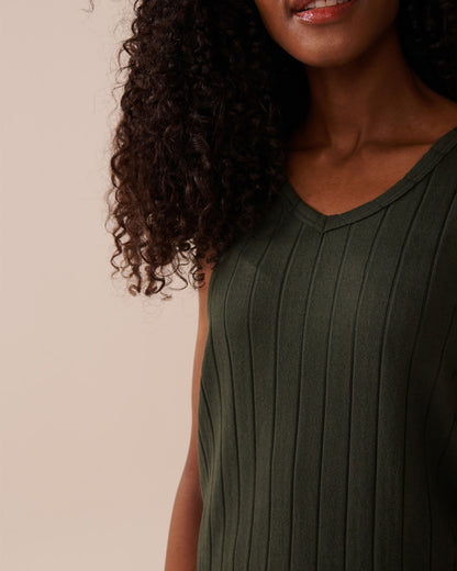 La Vie en Rose_Duffel Bag_Ribbed V-neck Cami_50100111_30076_05