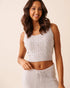La Vie en Rose_Comfy Grey Mix_Cable-Knit Crop Cami_50100118_00007_01