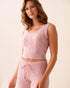 La Vie en Rose_Chalk Pink_Cable-Knit Crop Cami_50100118_60042_01