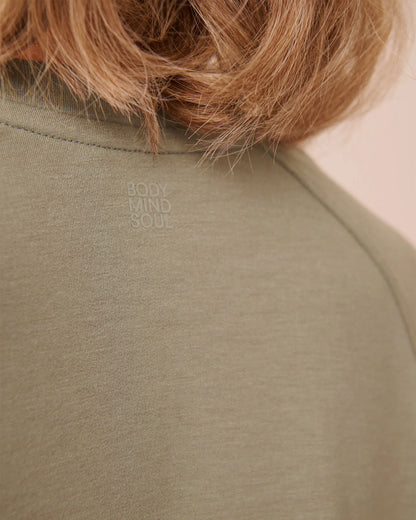 La Vie en Rose Shadow Women French Terry Short Sleeve T-shirt SKU: 50100127_30016 Image 03
