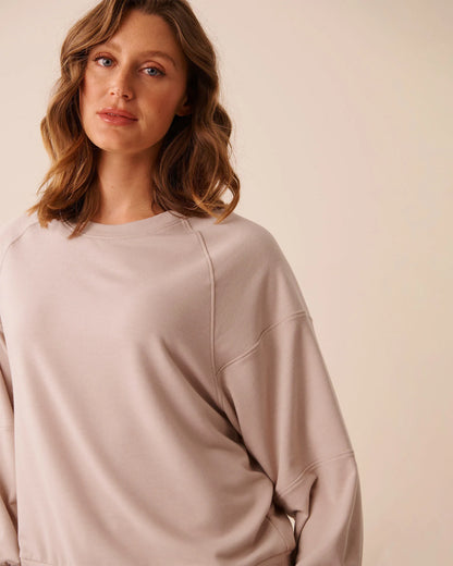 La Vie en Rose Mushroom Women French Terry Sweatshirt SKU: 50100128_20011 Image 03