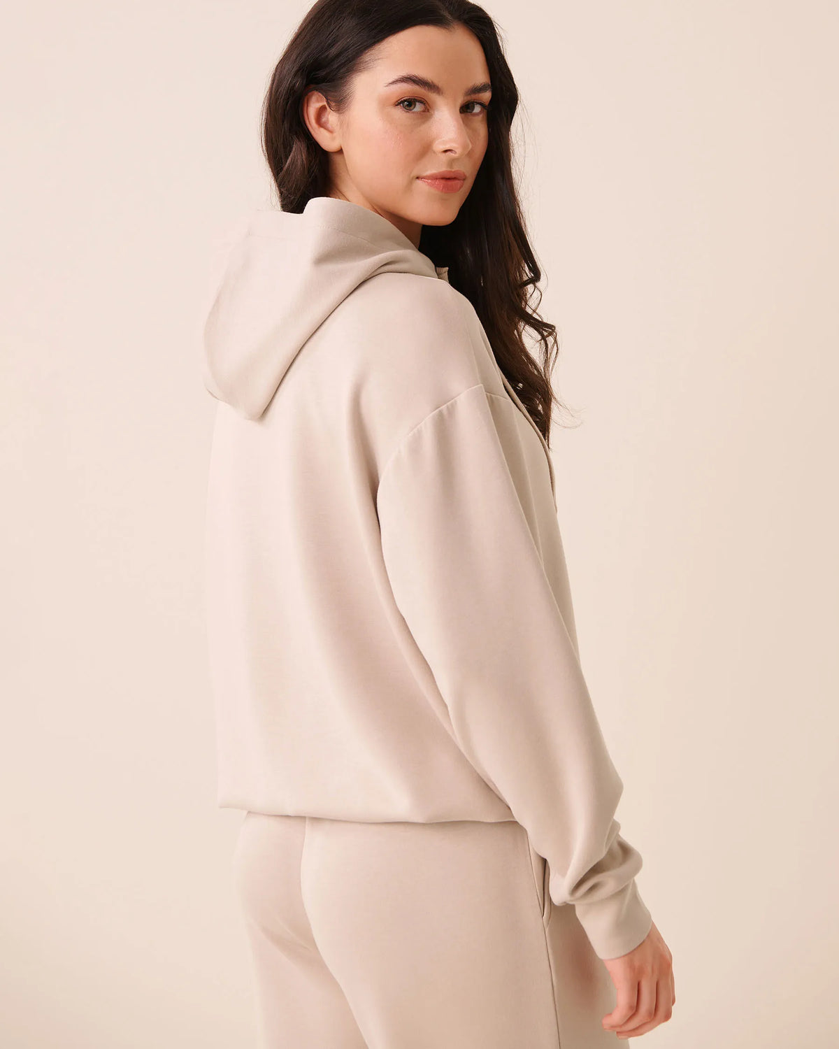 La Vie en Rose Mushroom Women Double-Knit Zip-Up Hoodie SKU: 50100136_20011 Image 06
