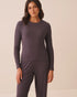La Vie en Rose Periscope Women Ribbed Modal Long Sleeve Top SKU: 50100146_00049 Image 01