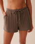 La Vie en Rose_Deep Taupe_Ribbed Shorts_50200098_20094_01