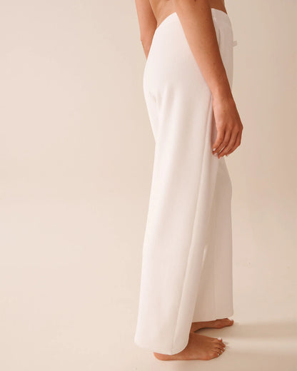 La Vie en Rose_Snow White_Heavy Ribbed Pants_50200104_10011_02