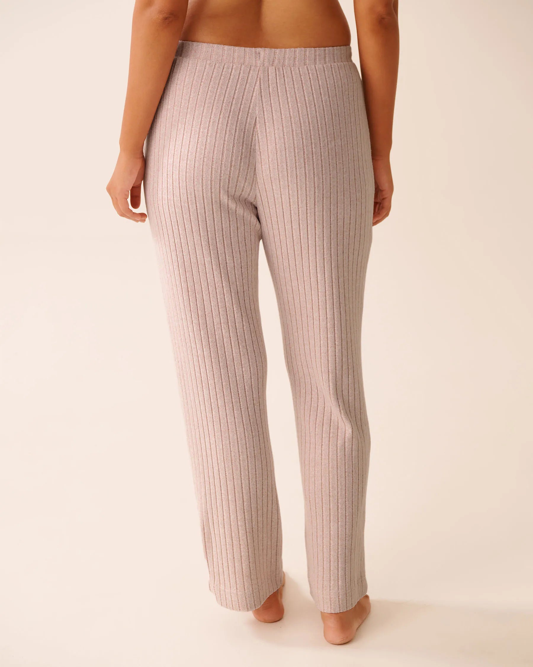 La Vie en Rose_Zephyr Mix_Ribbed Wide Leg Pants_50200105_60163_02