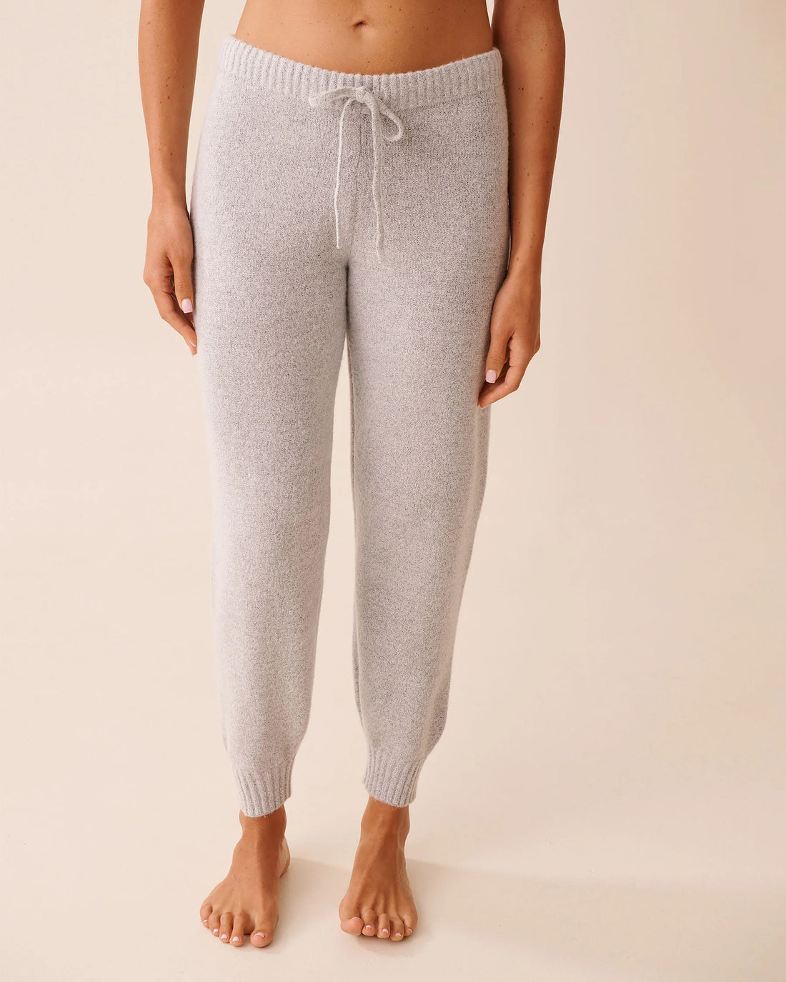 La Vie en Rose_Comfy Grey Mix_Knit Jogger Pants_50200107_00007_02