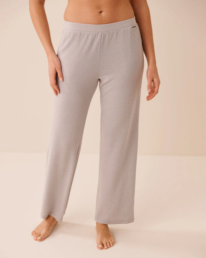 La Vie en Rose Comfy Grey Mix Women Soft Knit Pants SKU: 50200112_00007 Image 01