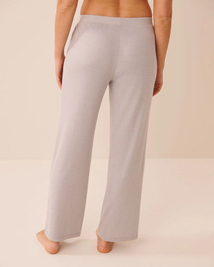 La Vie en Rose Comfy Grey Mix Women Soft Knit Pants SKU: 50200112_00007 Image 02