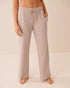 La Vie en Rose Mushroom Women French Terry Pants SKU: 50200114_20011 Image 01