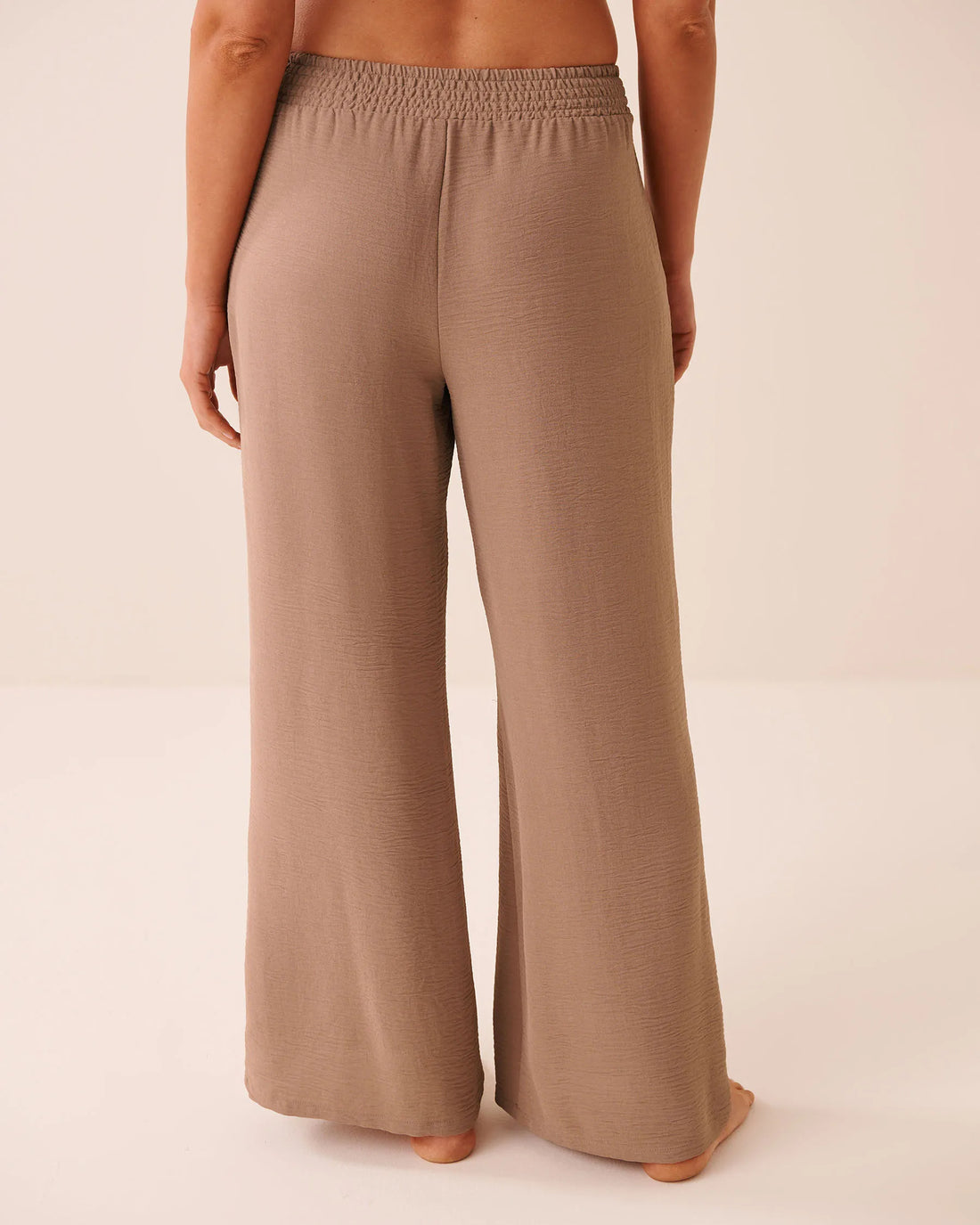 La Vie en Rose Brownie Women Wide Leg Crinkle Pants SKU: 50200116_20129 Image 02