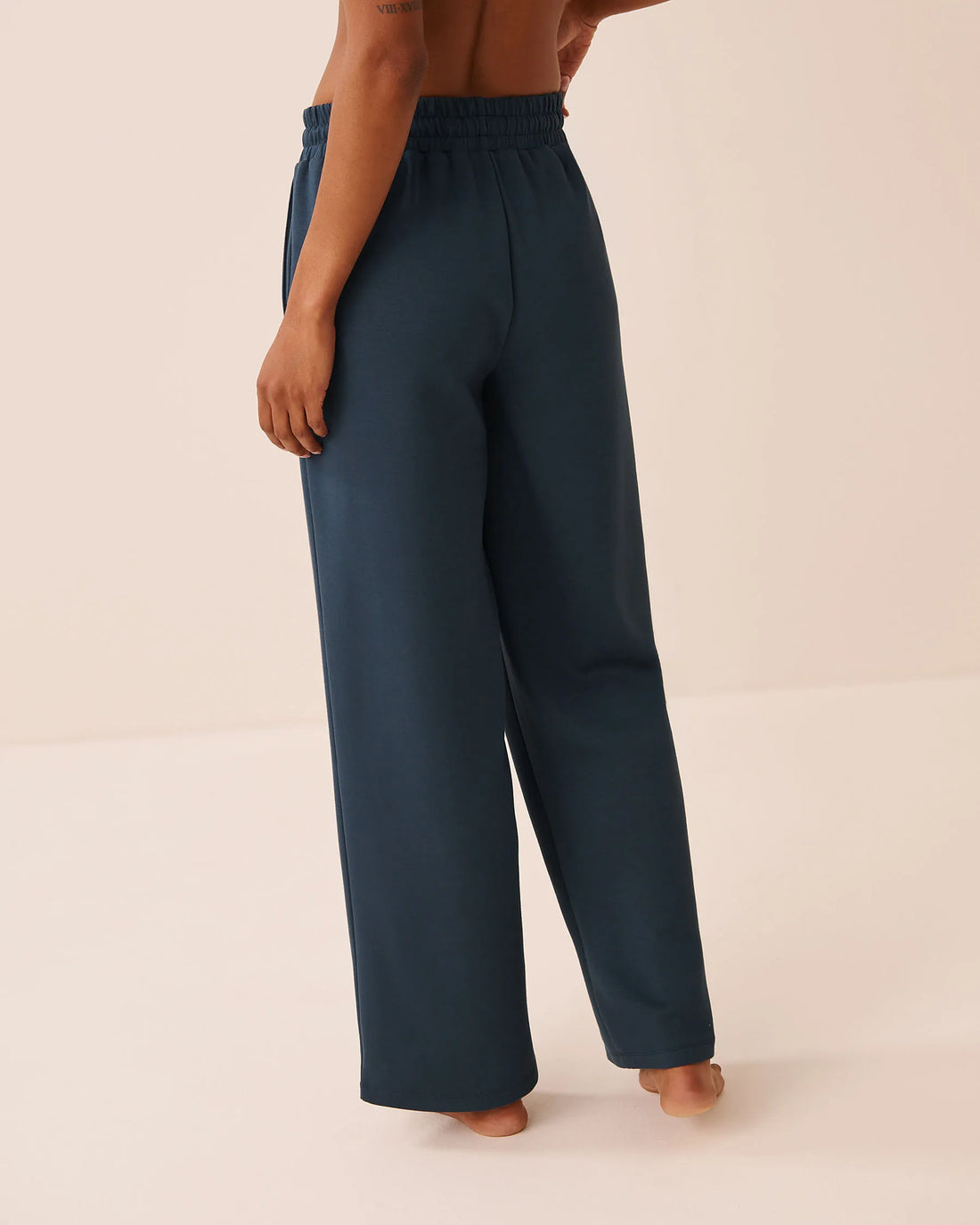 La Vie en Rose Midnight Navy Women Double-Knit Pants SKU: 50200119_40008 Image 02