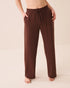 La Vie en Rose Brown Stone Women French Terry Pants SKU: 50200123_20131 Image 01