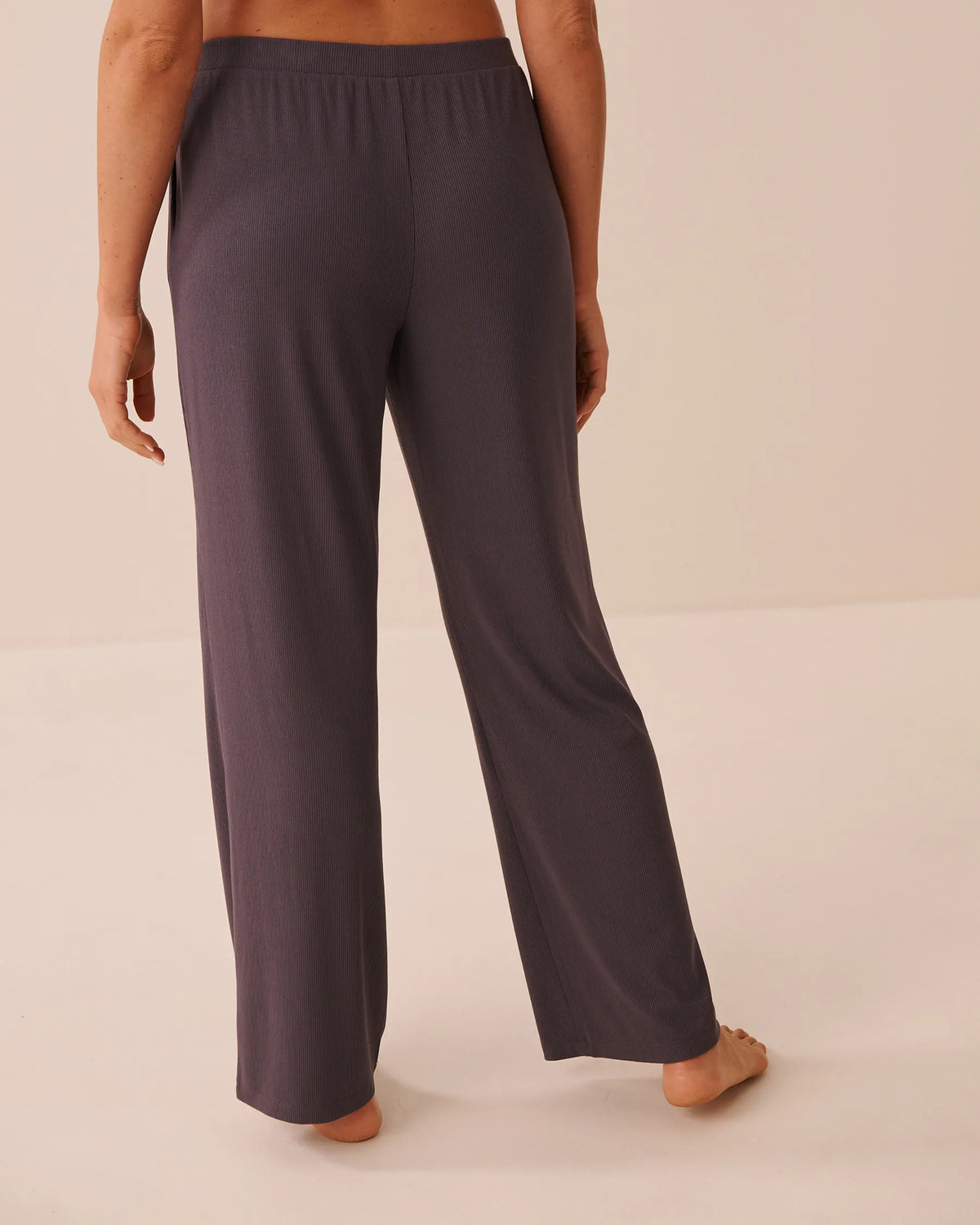 La Vie en Rose Periscope Women Ribbed Modal Pants SKU: 50200128_00049 Image 02