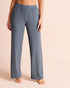 La Vie en Rose China Blue Women Ribbed Modal Pants SKU: 50200128_40126 Image 01