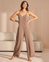 La Vie en Rose Brownie Women Wide Leg Crinkle Jumpsuit SKU: 50300012_20129 Image 00