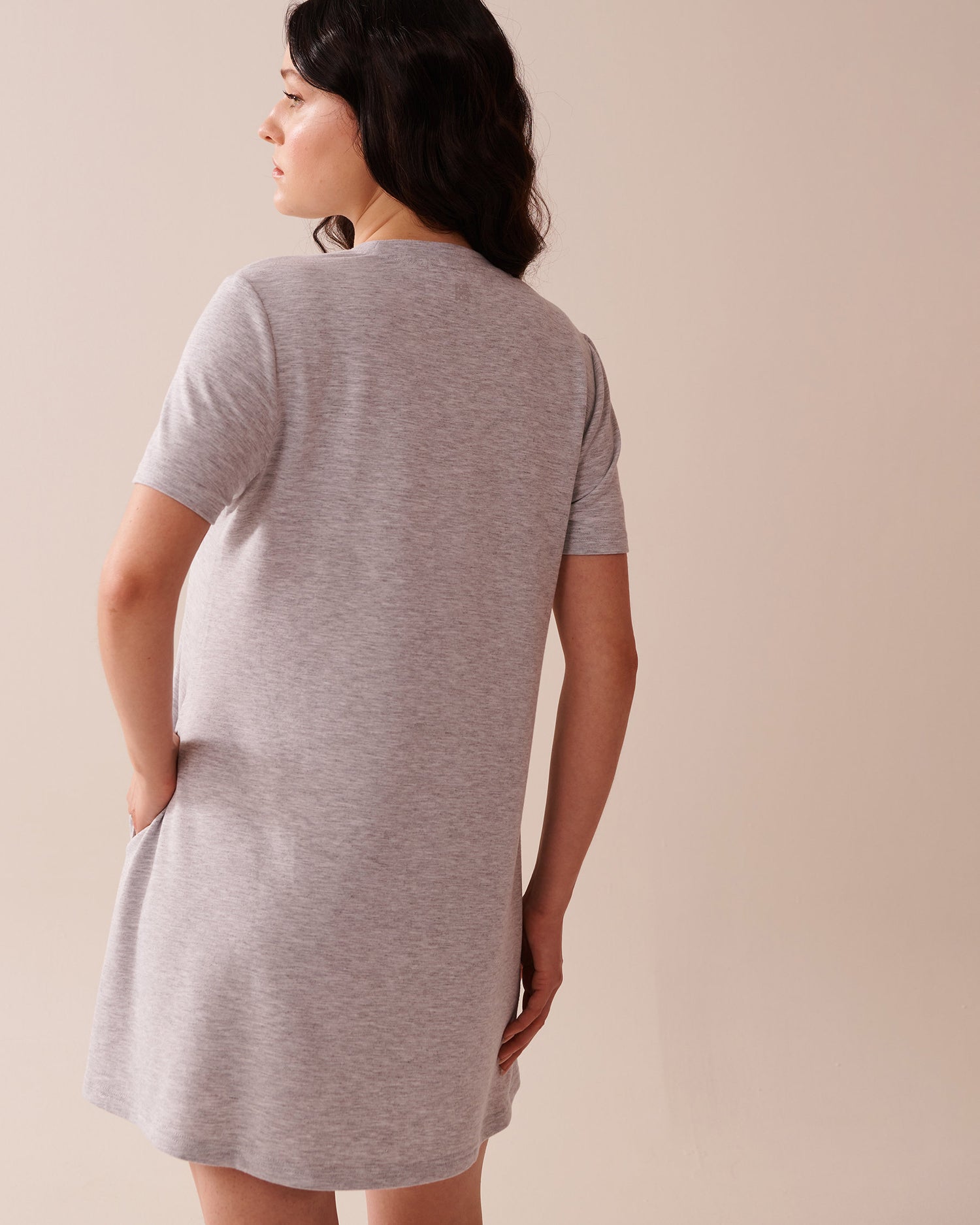 La Vie en Rose_French Terry Short Sleeve Dress_50400043_00007_02