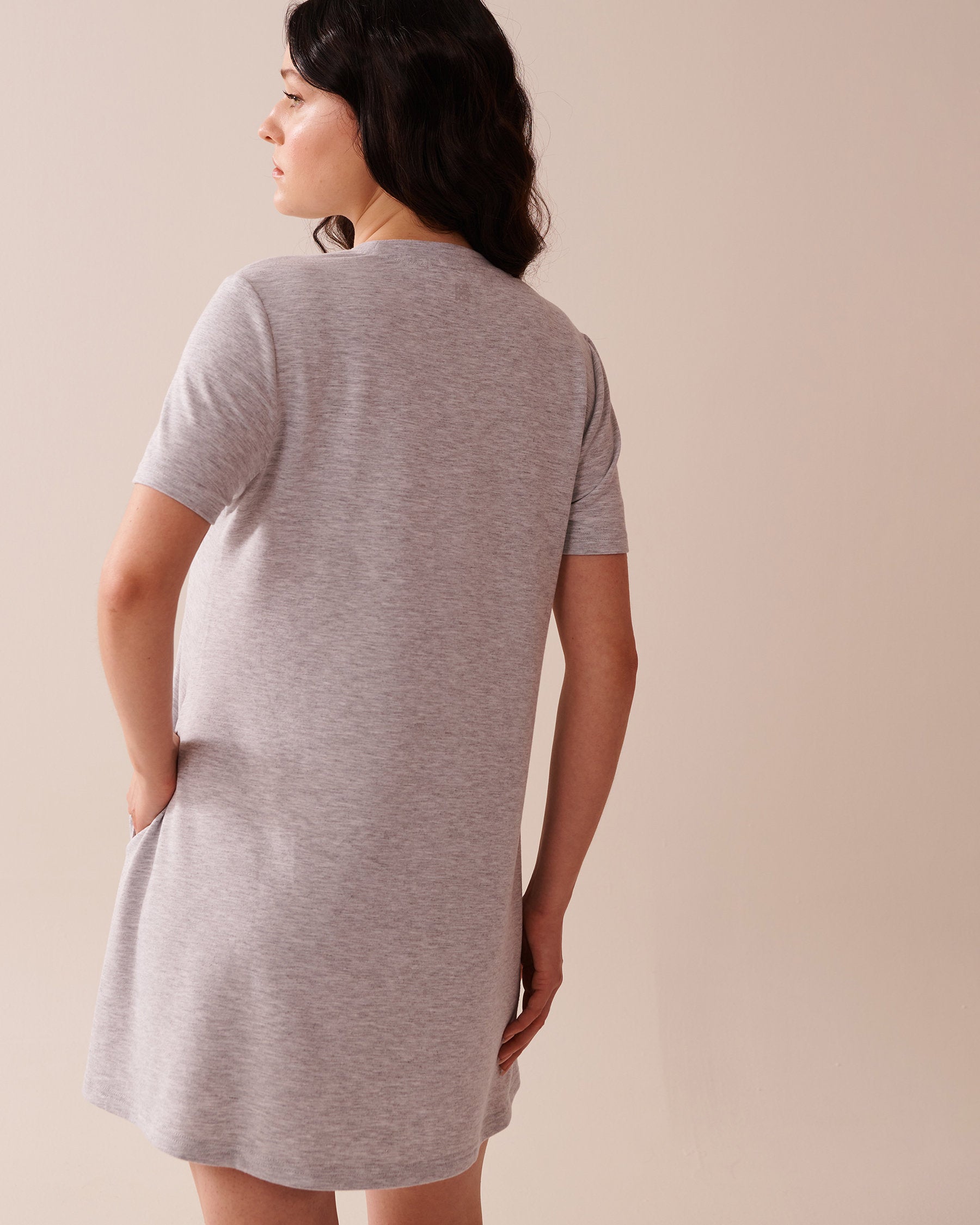 La Vie en Rose_French Terry Short Sleeve Dress_50400043_00007_02