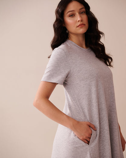 La Vie en Rose_French Terry Short Sleeve Dress_50400043_00007_03