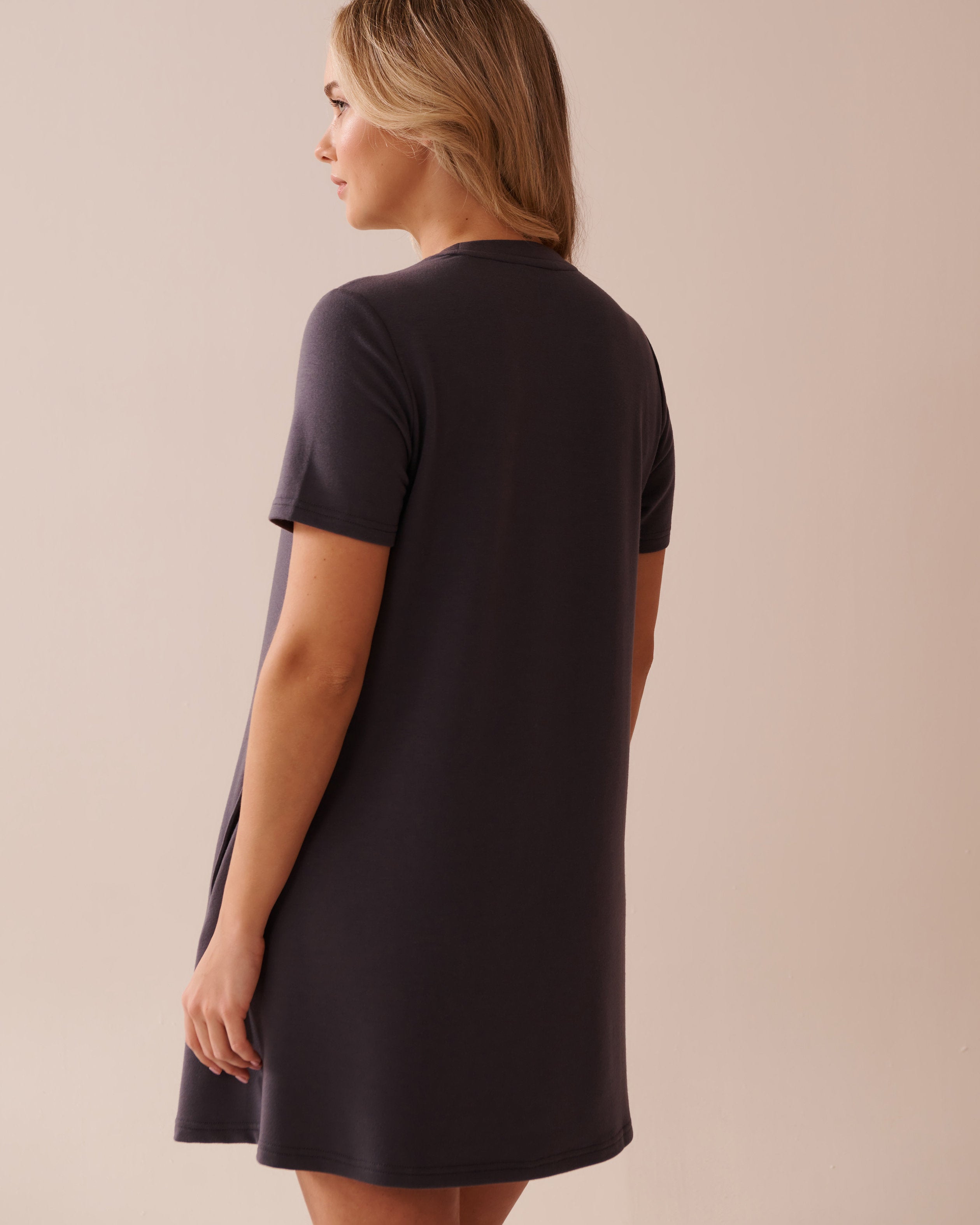 La Vie en Rose_French Terry Short Sleeve Dress_50400043_00049_02