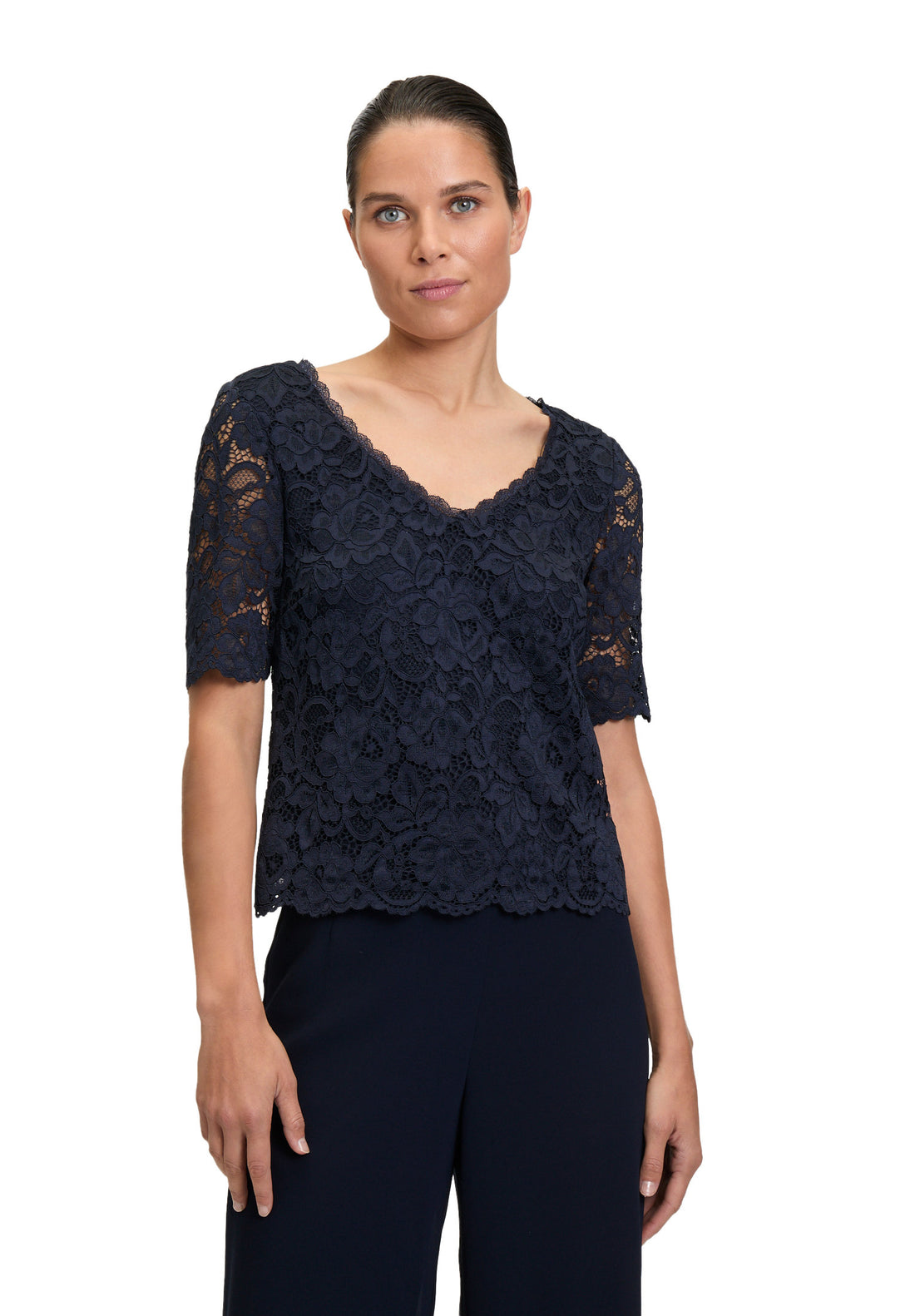 Vera Mont_Lace Top with Lace Edge_5048-4477_8541_01