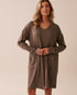 La Vie en Rose_Deep Taupe_Ribbed Long Cardigan_50500015_20094_01
