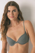 Women Secret_GORGEOUS Khaki Cotton Push-Up Bra_5052266_91_01