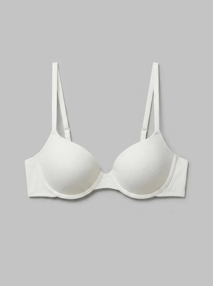 Women Secret Sand Women GORGEOUS Beige Ribbed Cotton Push-Up Bra in Different Cup Sizes SKU: 5053867_38 Image 00