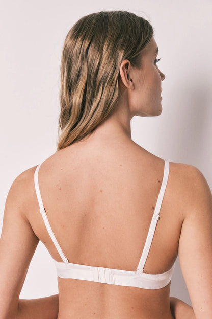 Women Secret Sand Women GORGEOUS Beige Ribbed Cotton Push-Up Bra in Different Cup Sizes SKU: 5053867_38 Image 04