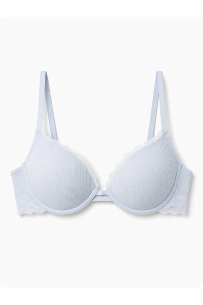 Women Secret Medium Blue Women Blue Cotton Push-Up Bra GORGEOUS SKU: 5054769_12 Image 06