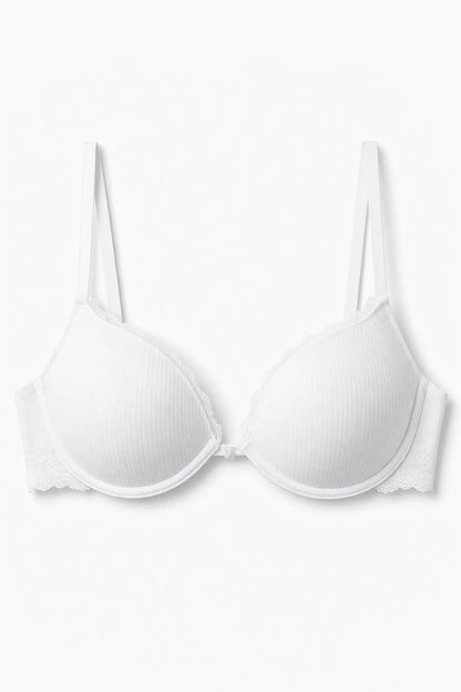 Women Secret White Women White Cotton Push-Up Bra GORGEOUS in Different Cup Sizes SKU: 5054771_99 Image 06