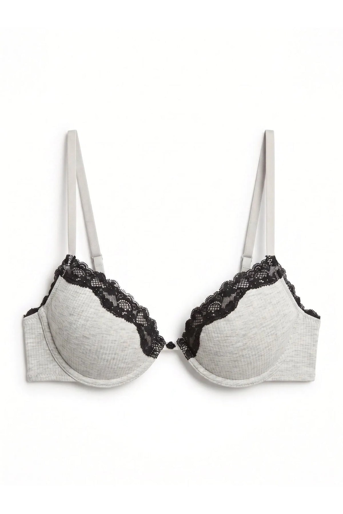 Women Secret Medium Grey Women Grey Cotton Padded Classic Bra BEAUTIFUL in Different Cup Sizes SKU: 5054778_46 Image 05
