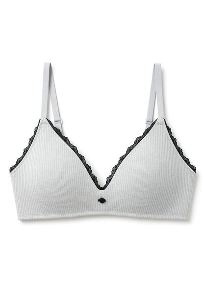 Women Secret Medium Grey Women Grey Padded Triangle Bra LOVELY in Different Cup Sizes SKU: 5054789_46 Image 06