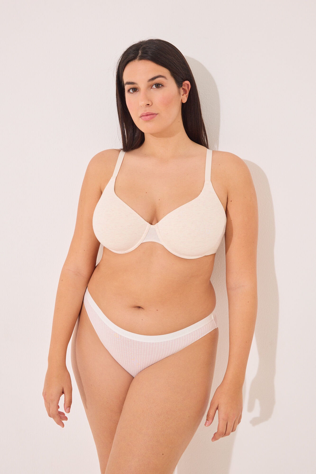 Women Secret_BEAUTIFUL Classic Bra in Ivory Cotton in Different Cup Sizes_5059771_96_06