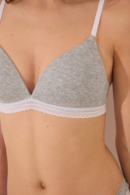 Women Secret_CHARMING Triangle Bra Cotton Padding Grey in Defferent Cup Sizes_5059812_46_04