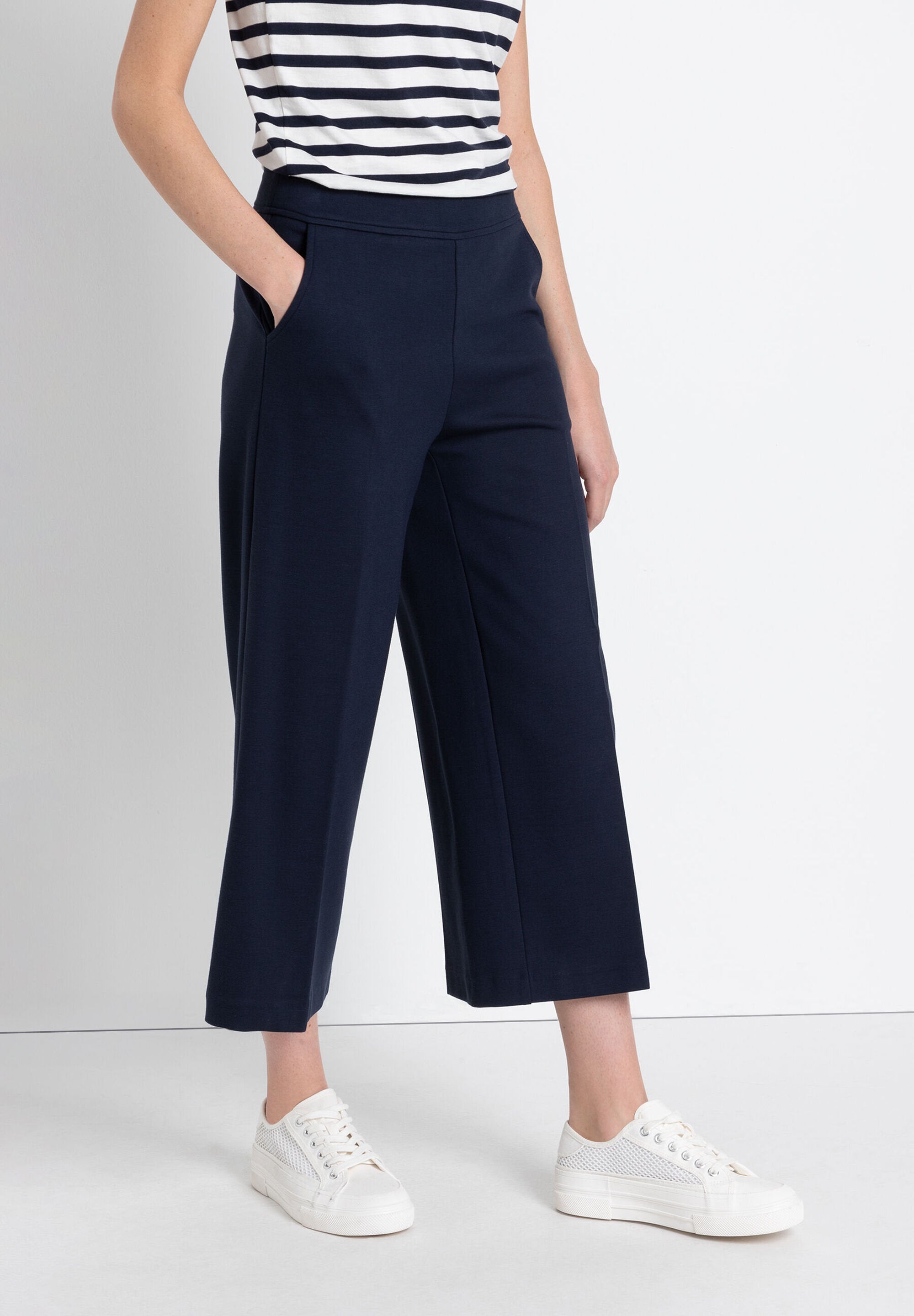 More &amp;  More_Navy Jersey Culottes_51014000_0370_02