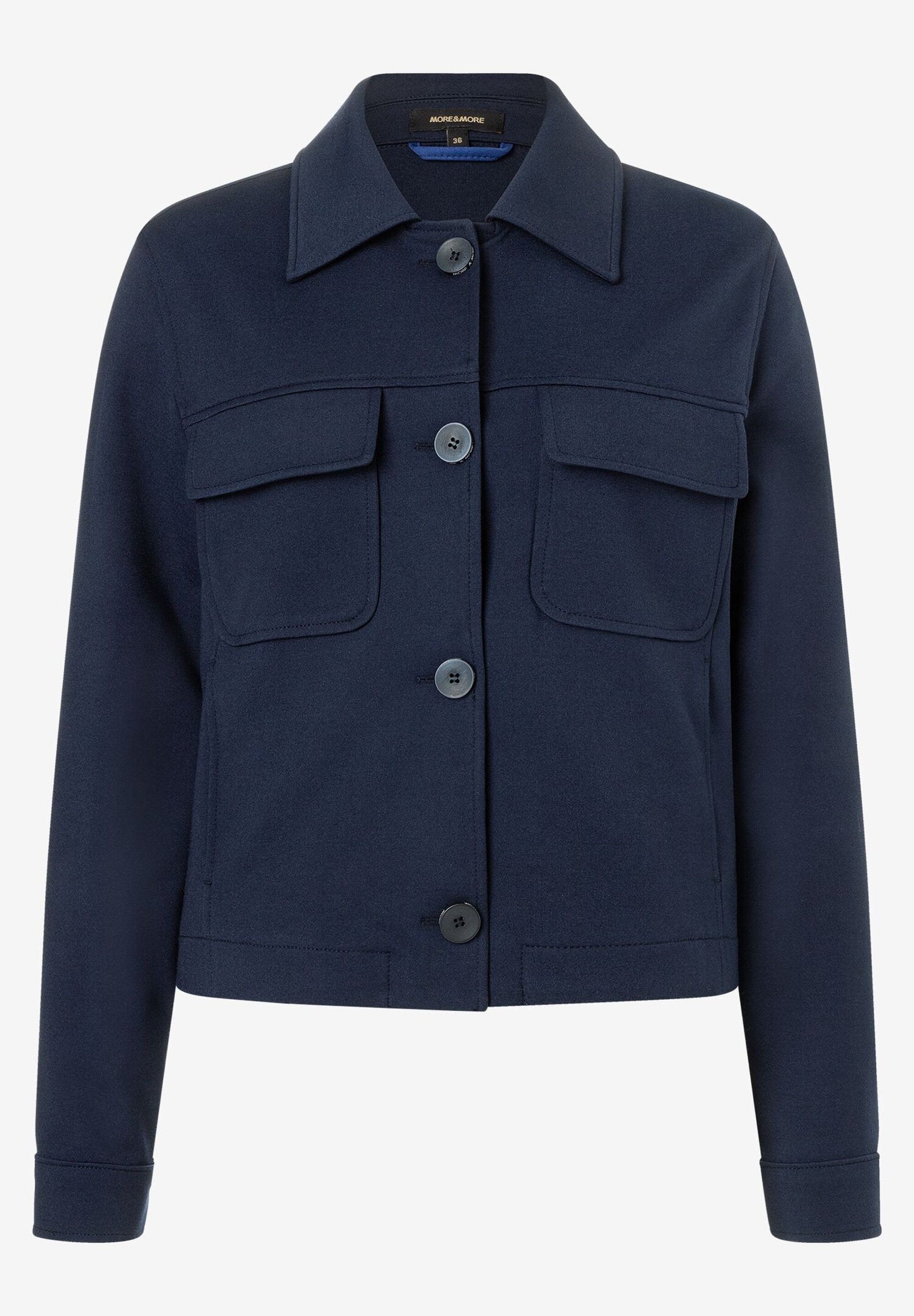 More &amp;  More_Navy Jersey Jacket_51016602_0370_05