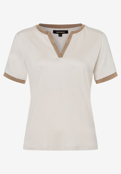 More &amp;  More_T-Shirt with Shiny Edge_51020057_0031_04