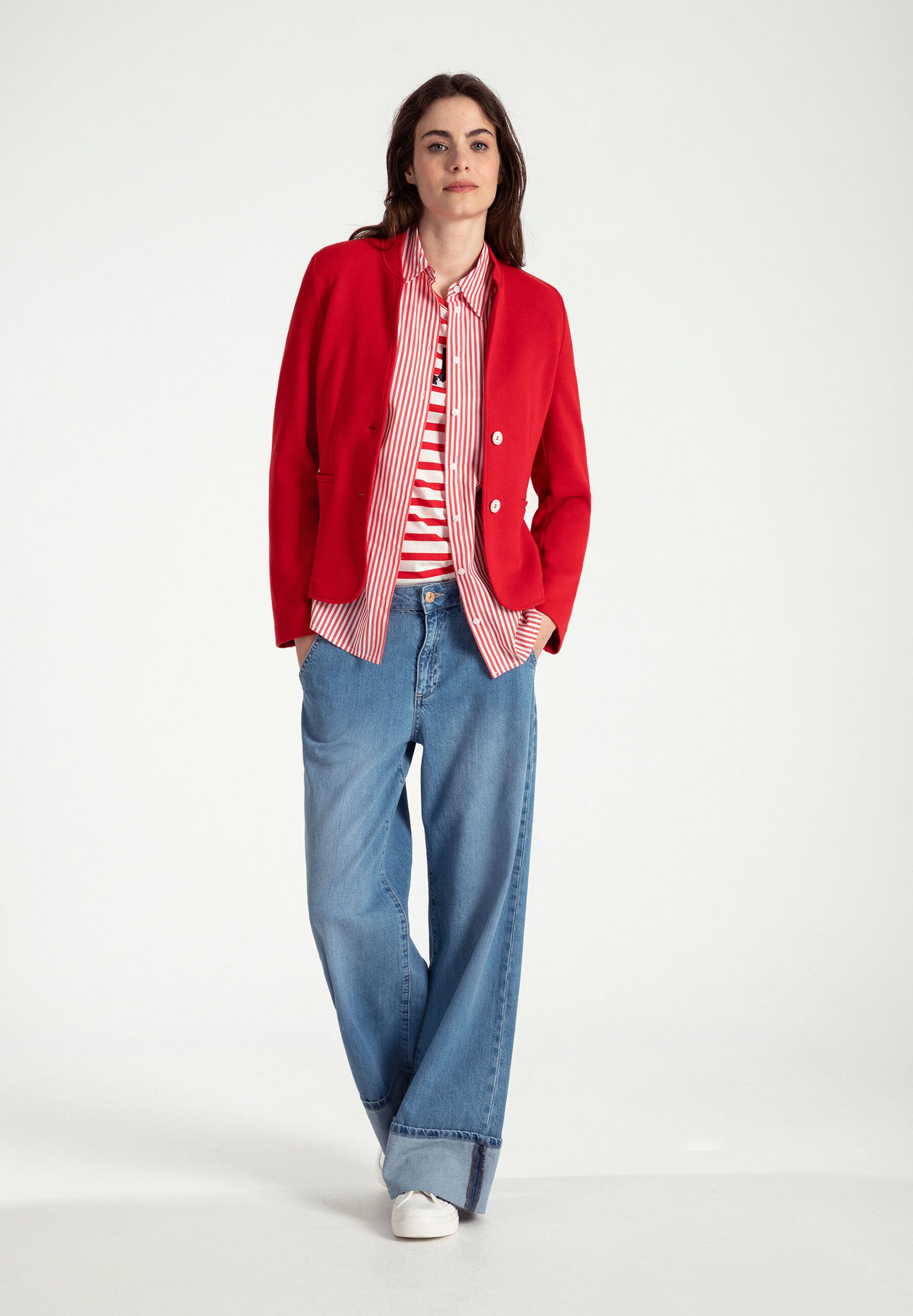 More &amp;  More_Striped Shirt Blouse_51022058_2536_02