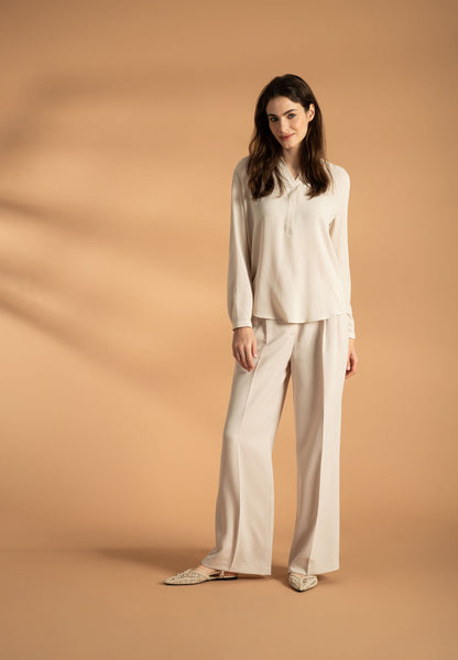 More &amp;  More_Powder Cream Viscose Blouse_51022063_0031_03