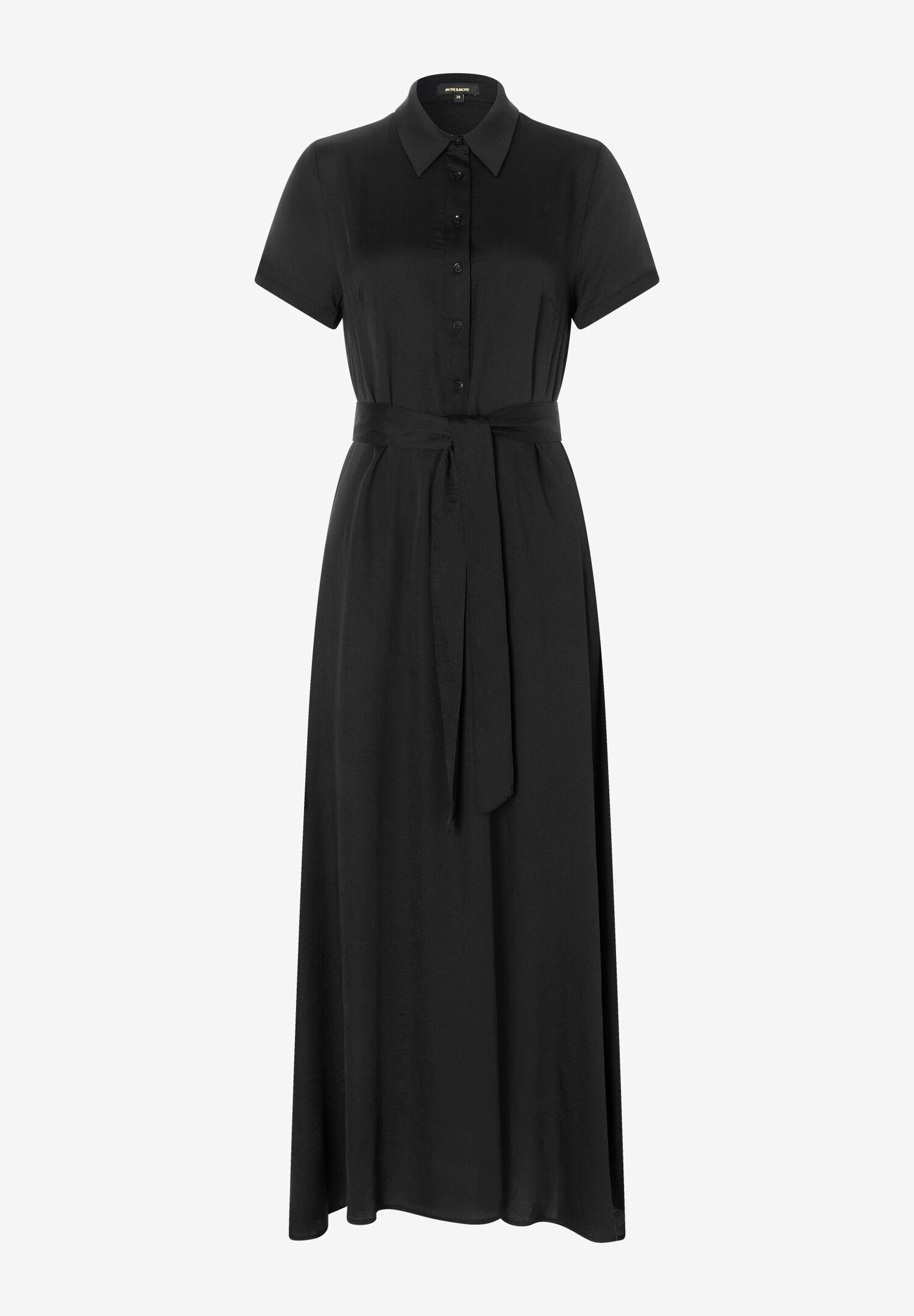 More &amp;  More_Black Long Shirt Dress_51023055_0790_05