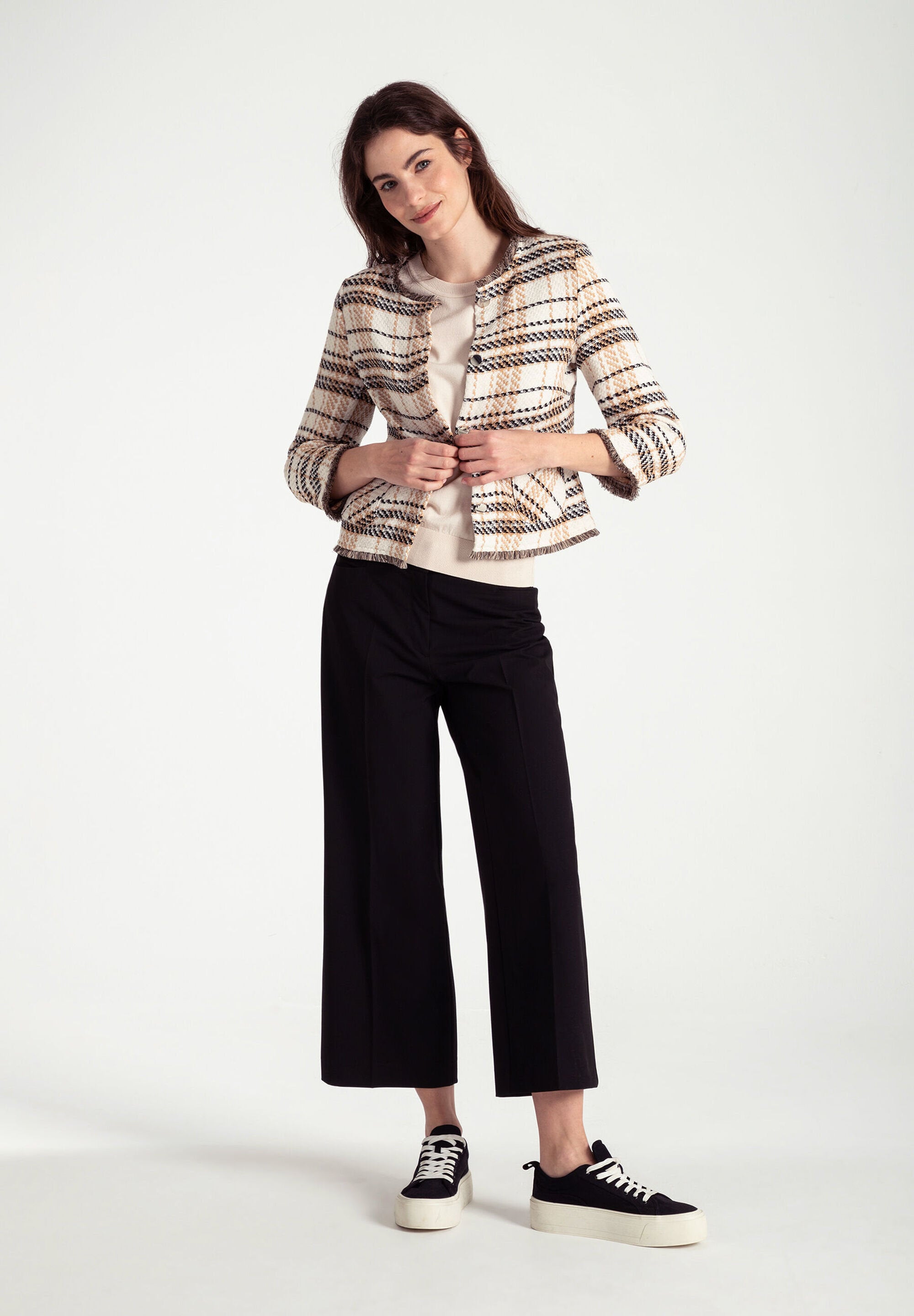 More &amp;  More_BouclŽ Checked Jacket_51026592_4208_02