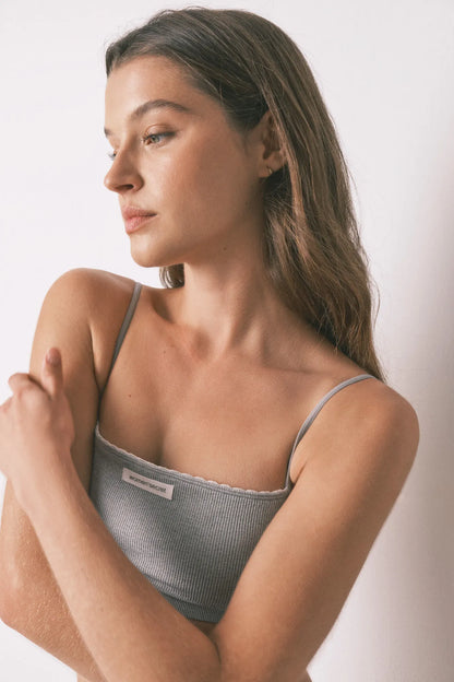 Women Secret_Medium Grey_Grey Straight Seamless Ribbed Top_5103009_46_01