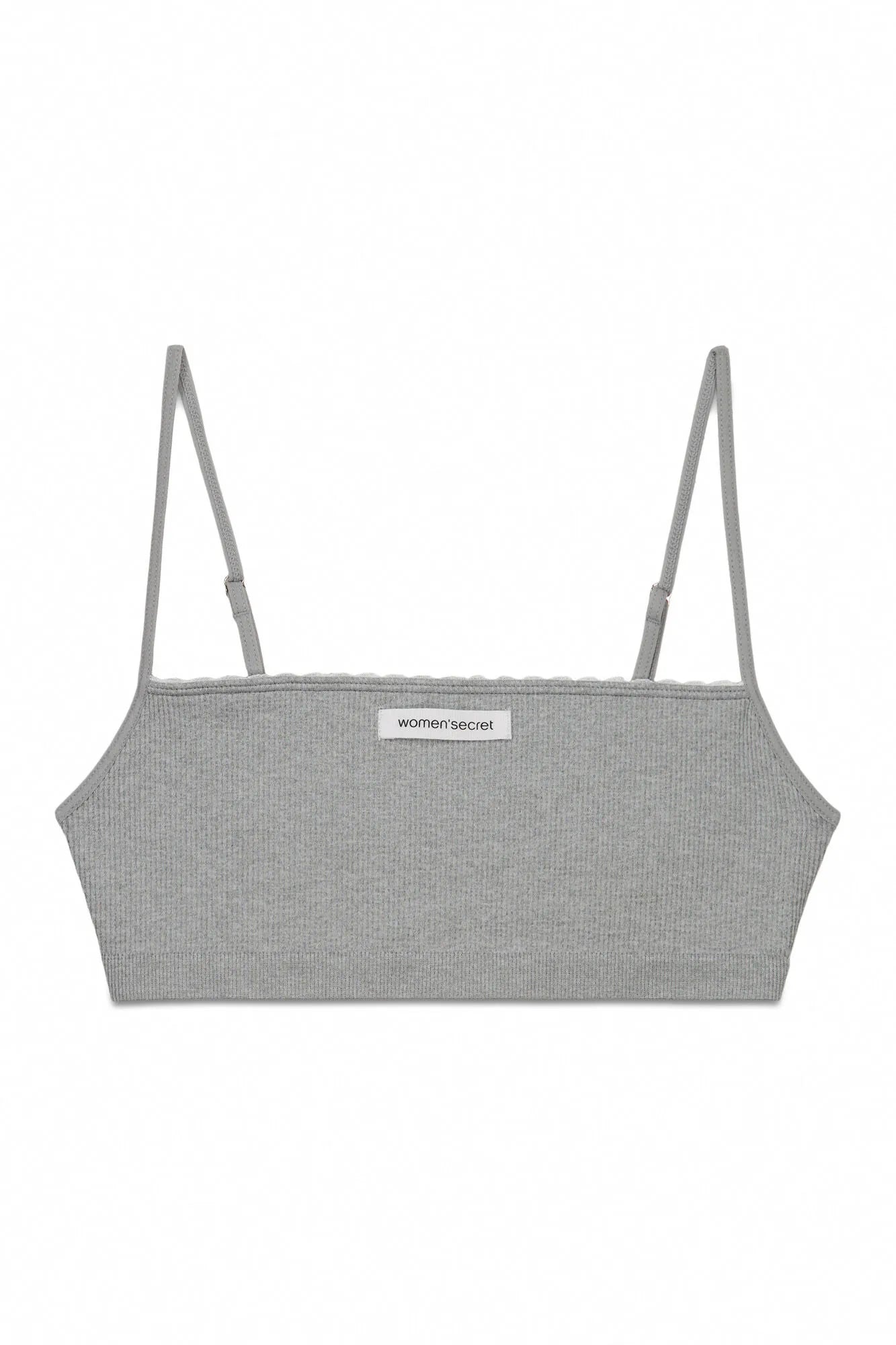 Women Secret_Medium Grey_Grey Straight Seamless Ribbed Top_5103009_46_07