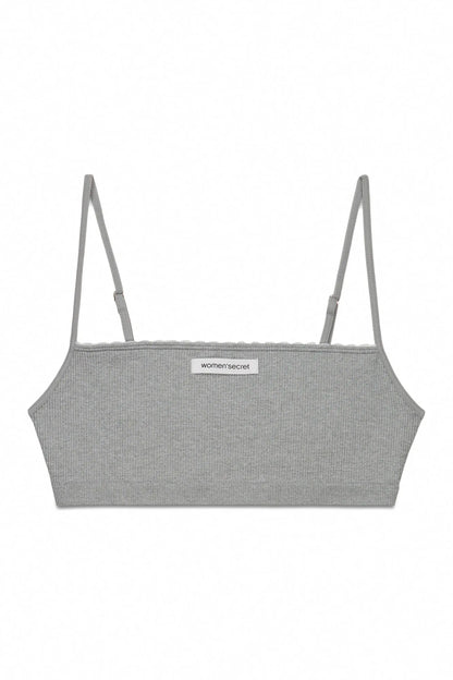 Women Secret_Medium Grey_Grey Straight Seamless Ribbed Top_5103009_46_07