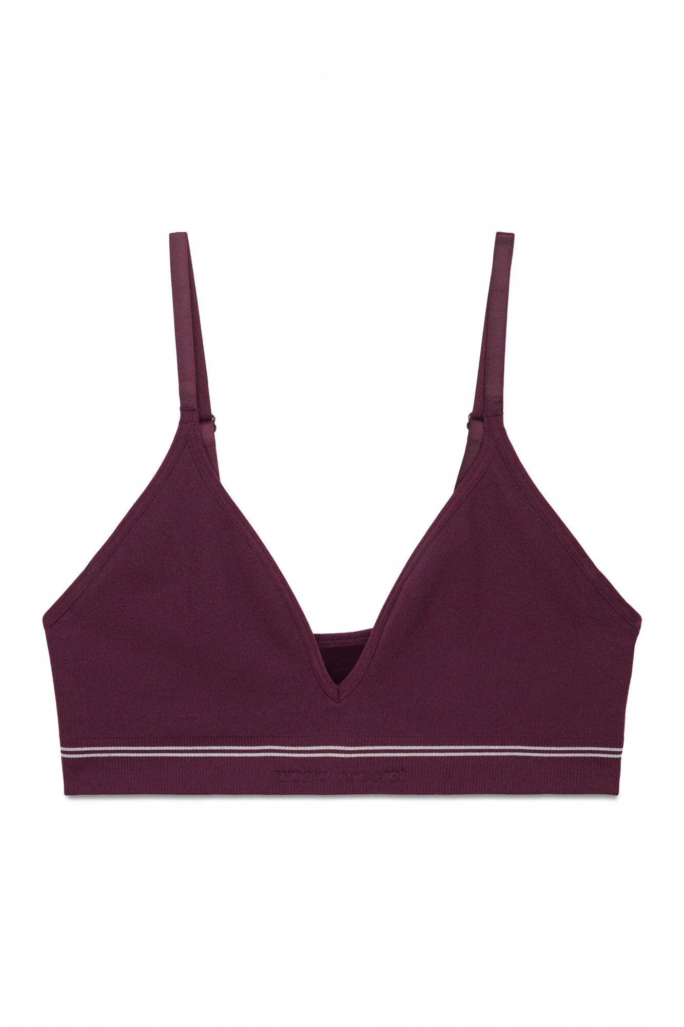 Women Secret_Wine_Burgundy NATURAL Seamless Triangle Top_5103011_68_05